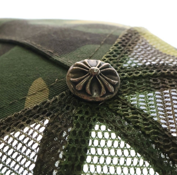 CHROME HEARTS (クロムハーツ) OLD TRUCKER CAP FUCK カモフラージュ